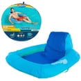 thumbnail image 1 of Silla de piscina SwimWays Spring Float SunSeat azul para adultos, 1 of 8
