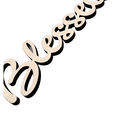 thumbnail image 2 of Krafty Supply Connected Word Blessed| 1/4" Birch Wood| Wood Crafts| Home/Fall Decor 12", 2 of 4