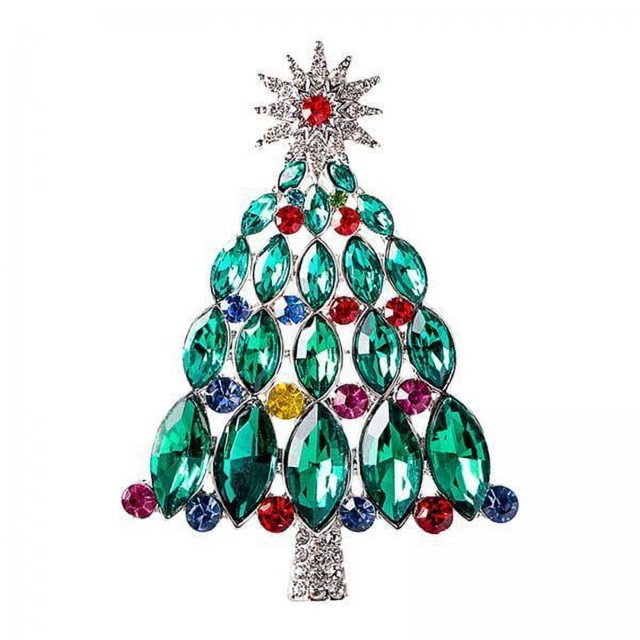 Broches Navideños Decorativos Yuyangstore 6,8 cm x 4,8 cm Paquete de 2