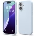 thumbnail image 1 of KOMI Compatible with iPhone 16 Pro Max Case, Premium Liquid Silicone Case, Full Body Protective Cover, Shockproof, Slim Phone Case, Anti-Scratch Soft Microfiber Lining, 6.9 inch Light Blue, 1 of 5