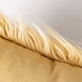 thumbnail image 5 of Luxury Mongolian Fluffy Faux Fur Series Square Decorative Throw Pillow Cusion for Couch, 12" x 20", Ginger, 2 Pack, 5 of 7