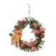 thumbnail image 2 of Guirnalda colgante para árbol de Navidad, adorno navideño, accesorios de , guirnalda de pared, Mini corona decorativa de Navidad, decoraciones navideñas alce BLESIY Mini corona navideña, 2 of 8