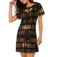 thumbnail image 2 of Balery Chemise de Nuit à Motif Étagères pour Femmes Manches Courtes Col Rond Mignonne Robe de Nuit Confortable Vêtements de Détente, 2 of 6