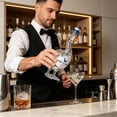 thumbnail image 3 of Grey Goose Glass Vodka Bottle 11.84oz/350ml, 3D Goose Shape Liquor Bottle with Gift Box for Home Bar Father's Day, 3 of 9