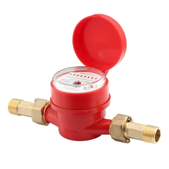Medidor de agua Watflow DN15 1/2 NPT de agua caliente de latón