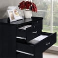 thumbnail image 5 of Pemberly Row Tall 7 Drawer Chest with 2 Locking Drawers in Black, 5 of 5