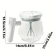 thumbnail image 5 of Taza Termo de vidrio portátil y taza mezcladora de café autoagitadora de alta velocidad, 1 Juego de taza de café eléctrica autoagitadora con tapa, 5 of 5