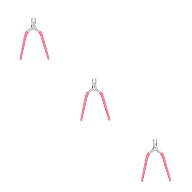 Minnieouse Manicura Uña Toenail Cuticle Nipper Tijeras Dead Skin Remover Clippers Tool Antideslizante Acero inoxidable Cuidado Rosa Type1 NO1