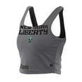 thumbnail image 3 of Women's New Era Black/Gray New York Liberty Reversible Cropped Sport Classics Tank Top, 3 of 4