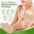 thumbnail image 2 of EQUOS 5-Layer Foam Dressings with Silicone Adhesive, Sacrum, 7" x 7", 2 of 7
