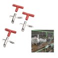 thumbnail image 2 of MasteelfCA 10PCS Rabbit Drinker Spring Galvanized Duck Billed Rabbit Cage Automatic Drinking Equipment Feeder, 2 of 7