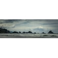 thumbnail image 2 of Schwartz, Don 24x11 Black Ornate Wood Framed with Double Matting Museum Art Print Titled - Stacked Along the Coast, 2 of 4