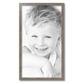 thumbnail image 2 of ArtToFrames 19x34 inch Muted Warm Silver Picture Frame, Silver MDF Poster Frame (4681), 2 of 8