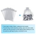 thumbnail image 3 of 50pcs Organza Bags 4x6 Inch Drawstring Favor Pouches Sheer Mesh Bag for Gift Jewelry Wedding Party Grey, 3 of 6