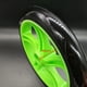 thumbnail image 4 of 4 Piezas Rueda de Scooter 200 mm Material PU Espesor de la Rueda de 30 mm ABEC-7 Cojinete Accesorios para Scooter, Negro Transparente, 4 of 5