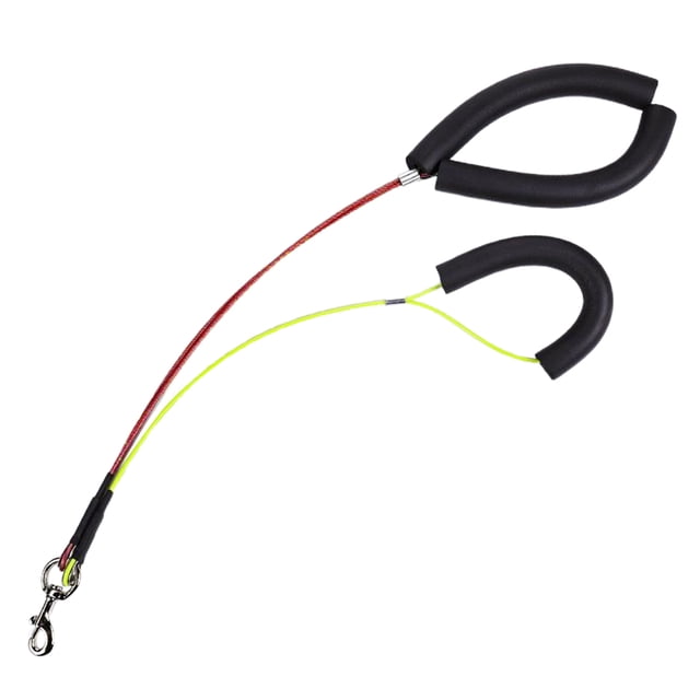 1PC Pet Haunch Holder Dog Grooming Restricción Arnés Correa Loop para sit Amarillo + rojo Zulema Cat Grooming Bath Cuerda de alambre