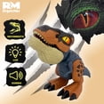 thumbnail image 4 of Juguete Dinosaurio Velociraptor Con Efectos Luz Y Sonido azul, 4 of 8