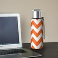 thumbnail image 5 of 20 Oz Orange Modern Art Geometric Coffee Tumbler Double Wall Insulated Stainless Steel Water Bottle | Metal Reusable Thermoses Flask with Cup Cap | Leak & Sweat Proof with Anti-Dust Lid, 5 of 7