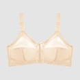 thumbnail image 2 of MOJOGO Women's Lace Breathable Bra Comfortable Wirefree Bralette Cute Bow Bra for Everyday Wear L, 2 of 7