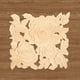 thumbnail image 3 of 20x20cm Accesorio de decoración de apliques tallados en madera con forma cuadrada para muebles de hogar, puertas y gabinetes, 3 of 10
