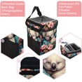 thumbnail image 2 of Koala Mini Car Trash Can with Foldable Lid, Leak-proof Design and Hanging Storage Bag for Auto - Car Trash Can, 2 of 6