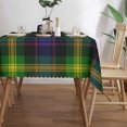 thumbnail image 3 of Rectangle Table Cloth, Scottish Clan Watson Tartan Plaid Resistant Washable Tablecloth Decorative Table Cover for Dining, Indoor and Outdoor, 3 of 6