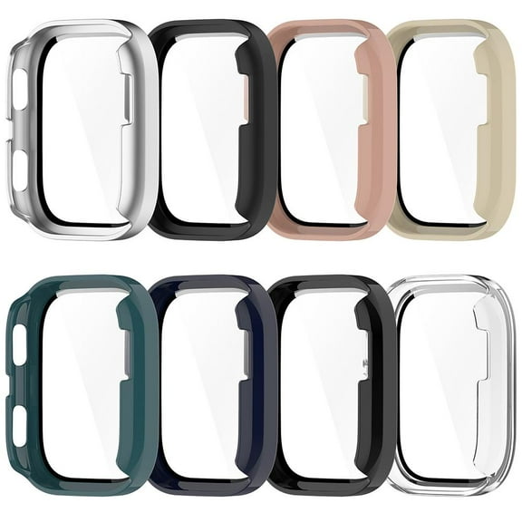 QHUDLV PC Screen Protector Frame Case - For Amazfit Bip 6 Smartwatch