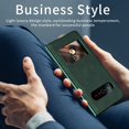 thumbnail image 7 of MonsDirect for 7.6 inch Samsung Galaxy Z Fold 3 5G 2021 Case, Nappa Leather with Flip Folding Magnetic Face Cover, Window Design with Hidden Kickstand Full Protective Case for Galaxy 3, Nappa Green, 7 of 7