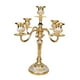 thumbnail image 2 of Candelabro romántico de 5 brazos para centros de mesa de boda de 14 pulgadas dorado, 2 of 7