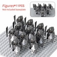 thumbnail image 3 of 11 piece Fantasy Kingdom LOTR Construction Kit: Dwarf Elf Knight Minifigures & Themed Accessories, Educational STEM Bricks Present for Fans, 3 of 10