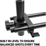 Glide Gear REVO 50 Adjustable Rotating 360 Video Camera Product Rig, Black, 1