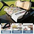 thumbnail image 4 of Delicate Flowers Pattern Golf Cart Seat Protector 51" x 31" Fit Towel Blanket for Golf Cart Front Bench, 4 of 8