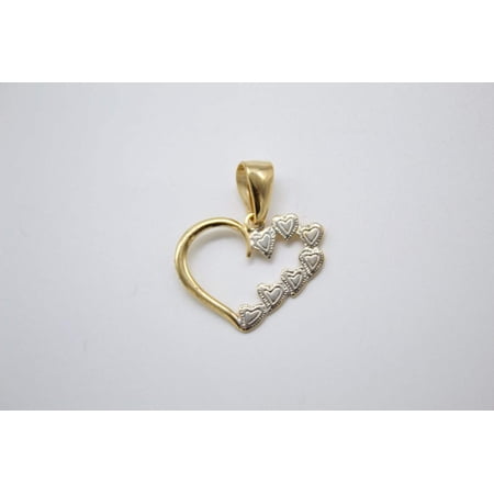 18K Gold Filled Heart Pendant
