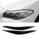 thumbnail image 1 of Compatible con Bmw Serie 5 F10 F11 F18 cubierta para cejas de faro negro mate, 1 of 3