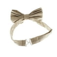 thumbnail image 2 of Adult Chambray Adjustable Pre-Tied Bow Tie - Black, 2 of 4