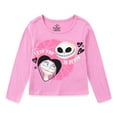 thumbnail image 2 of Disney Nightmare Before Christmas Long Sleeve Shirt (Girls), 3 Pack, Sizes 3T-10, 2 of 9