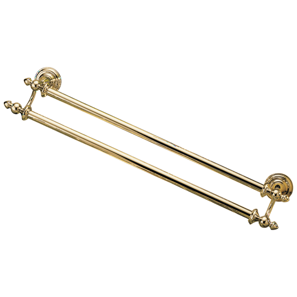 Delta Victorian 24" Double Towel Bar in Polished Brass