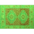 thumbnail image 1 of Ahgly Company Indoor Rectangle Oriental Green Modern Area Rugs, 7' x 9', 1 of 4