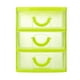 thumbnail image 1 of Moocorvic - Caja organizadora de plástico de pequeña capacidad con cajones para guardar manualidades, juguetes, pendientes y niños, plegable, con ventana transparente, 1 of 3