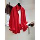 thumbnail image 5 of Blusa De Manga Larga Celeste Holgada Con Botones Y Cuello Clásico, 5 of 30