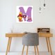 thumbnail image 5 of Cuadros Decorativos 5D bricolaje taladro cuadrado completo diamante pintura oso letra M 30x30cm (ZQF8272) Sywqhk Nuevos Originales, 5 of 9