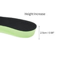 thumbnail image 2 of Unique Bargains 2 Pair Comfortable Height Increase Shoe Inserts Green, Black 7, 2 of 6