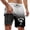 Grey, variant on Kcolen Swim Trunks Men 7 Inch Inseam Elastic Waist Stretch 2 In 1 Beach Swimming Shorts Comfy Swimsuit Men Soft Compression Liner Beach Summer Swimming Shorts for Men