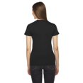 thumbnail image 2 of Tee-Shirt en Jersey Fin pour Femmes, 2TG, Noir, 2 of 2