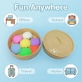 thumbnail image 6 of 7PCS Cute Dumpling Squeeze Mystery Box, Mystery Squishy Dumpling, Squishy Dumpling Stress Relief Toy with Realistic Texture, Glitter Stress Relief Squeeze Balls with Steamer Box Party Birthday Gifts, 6 of 8