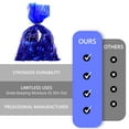 thumbnail image 5 of Tripumer 100 Pcs Colored Cellophane Bags Cellophane Treat Bags with Twist Ties Colorful Cello Treat Bags for Bakery Popcorn Cookies Candy Dessert Party Halloween Blue, 5 of 7