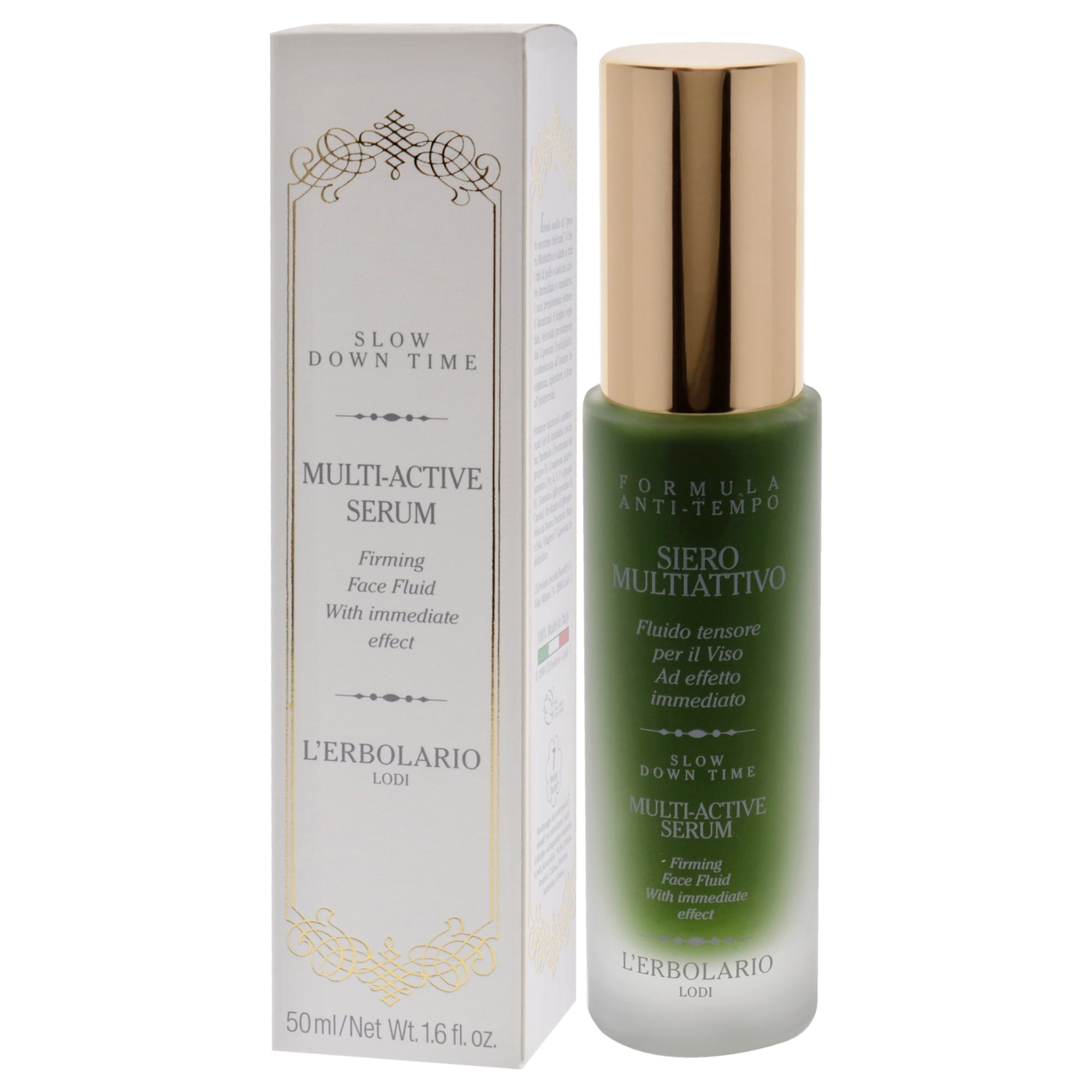 LErbolario Slow Down Time Multi-Active Face Serum , 1.6 oz Serum