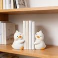thumbnail image 4 of Weloille Mignon Serre-Livres en Résine pour Animaux 1 Pcs, Butée de Livre Décorative Antidérapante Robuste, Support de Livre Stable Résistant aux Rayures pour Décoration de Bureau à Domicile, Étagère, Salle d'Étude, 4 of 6