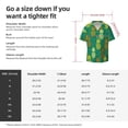 thumbnail image 5 of Sikiie Pineapples1 Men's Wrinkle Free Untucked Cuban Shirt Business Casual Button Down Shirts Short Sleeve ShirtSmall, 5 of 5