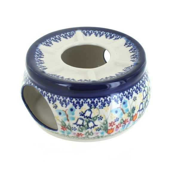Blue Rose Polish Pottery Garden of Eden Teapot Warmer